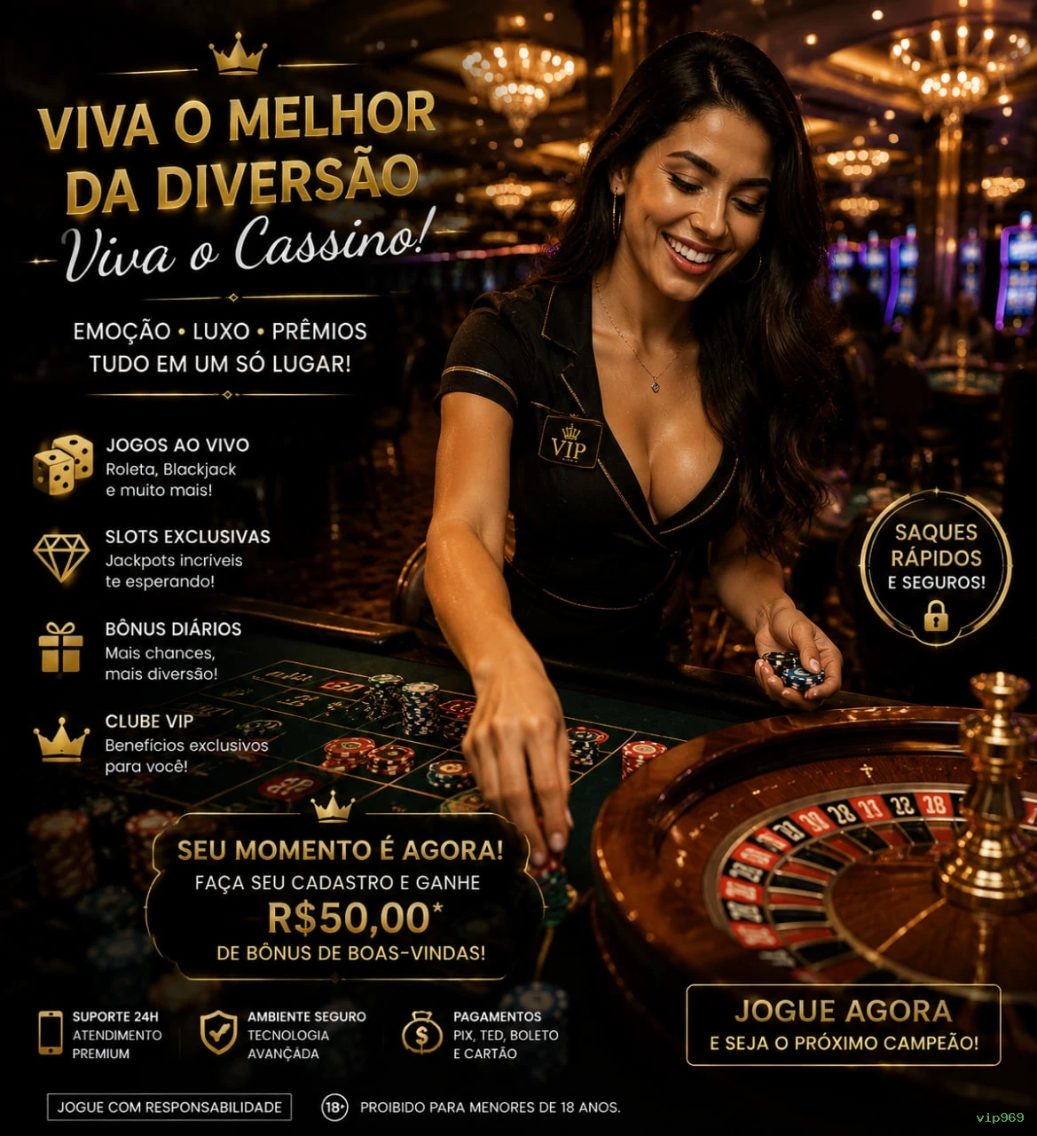 Central de dúvidas rápidas sobre o app vip969